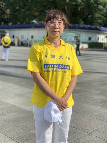 '图8:衣婕感激不尽师父一路以来的慈悲看护。'