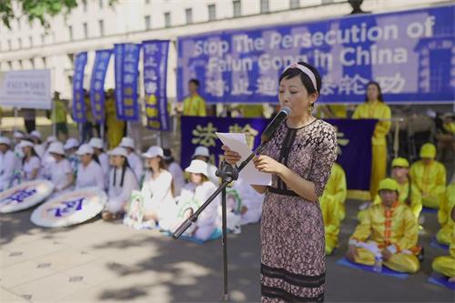 '图5:法轮功学员于铭慧的母亲被中共非法判刑'