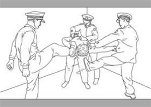 '酷刑演示:暴打'