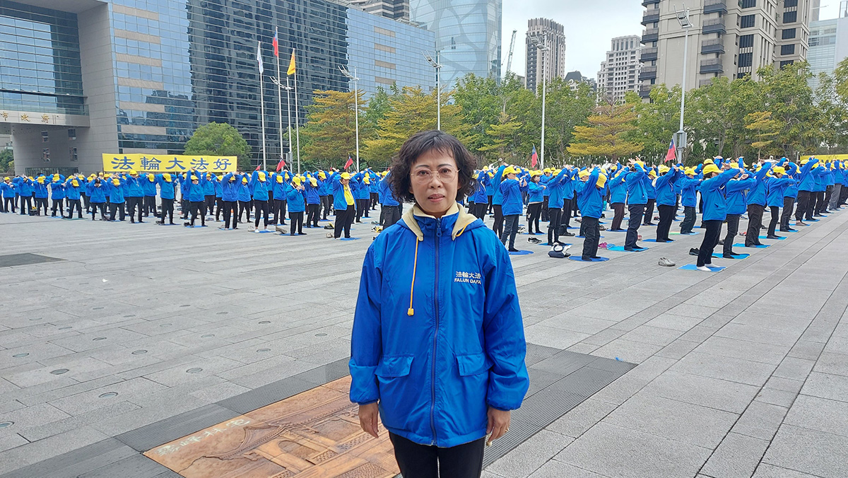 图5:书法老师杨雅晴分享修炼的神奇。