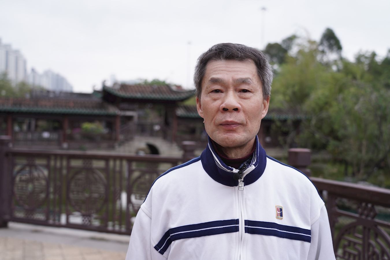 '图5:香港民主派人士、法轮功之友熊立'