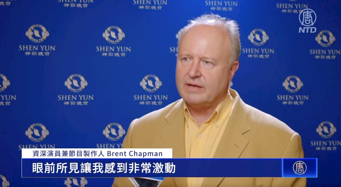 '图10:二零二三年三月二十一日晚,资深演员兼节目制作人布伦特·查普曼(Brent