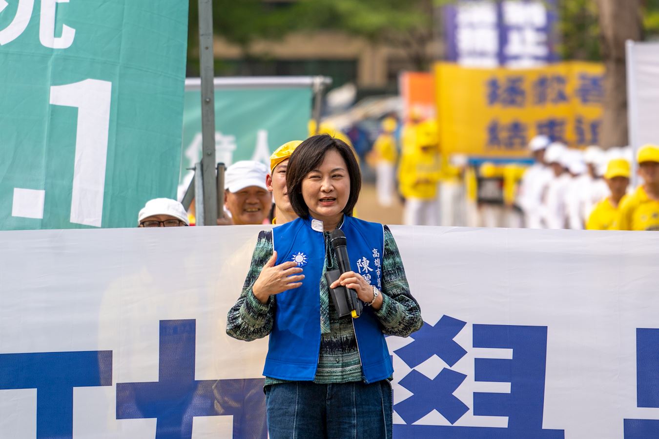 '图5:高市议员陈丽娜'