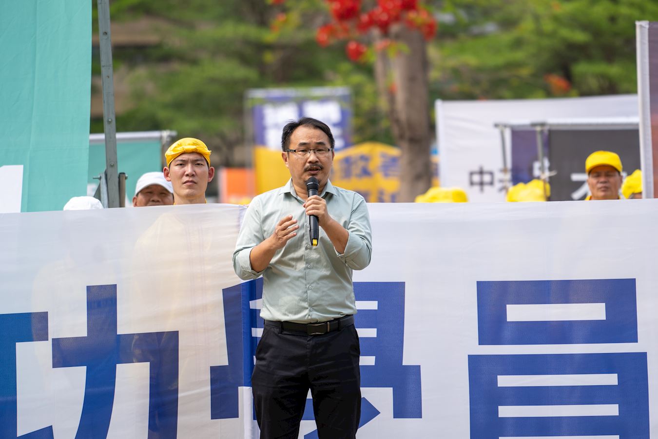 '图7:高雄市政府社会局人民团体科科长林欣纬。'