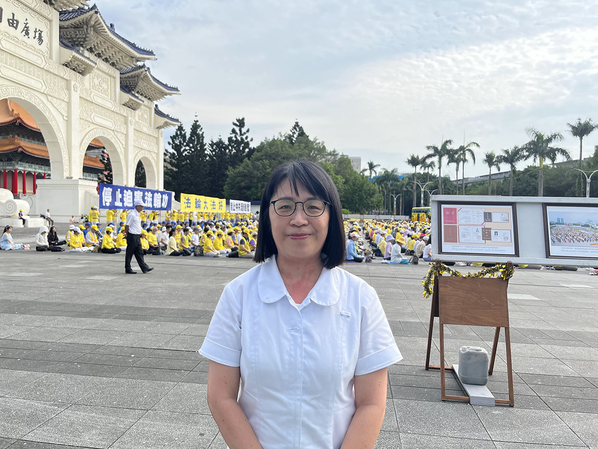 图2:罗静怡:修炼法轮大法二十多年,从没想要放弃修炼。