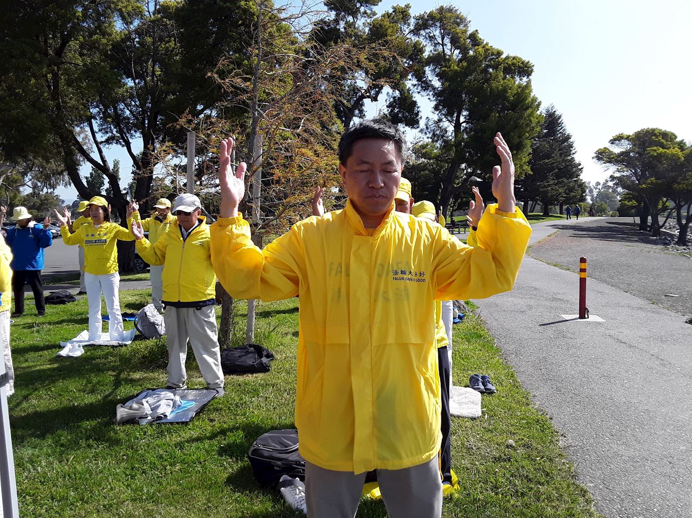 '图15:二零二三年五月十三日,高级岩土工程师陆金池参加了在东湾圣利安珠市(San
