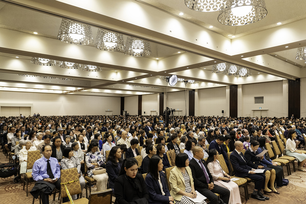 图1:二零二三年的加拿大法会现场。