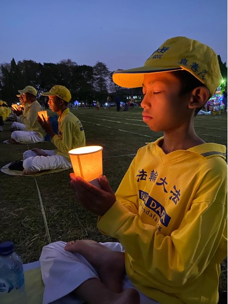 图1~3:巴利岛登巴萨烛光守夜活动