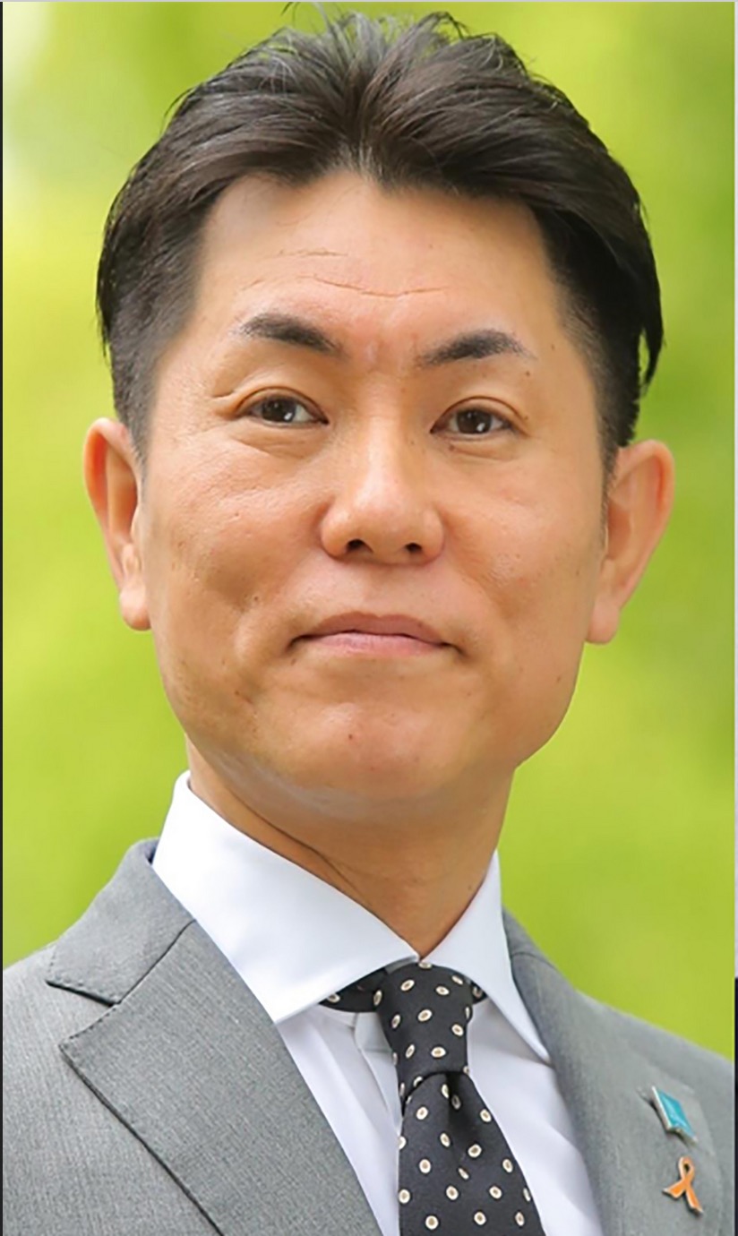 图11:日本众议院议员石桥林太郎先生在致信支持法轮功学员反迫害