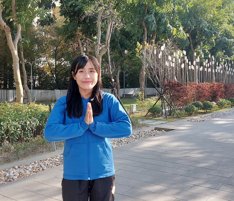 图9:日文教师淳萌期许自己修炼更加精進。