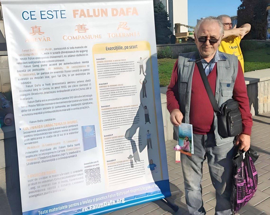 '图7:尼古拉·科尔内尔·赞先生赞同法轮大法的价值观。'