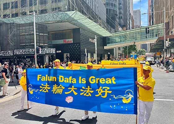 悉尼游行 澳洲人士感佩真善忍