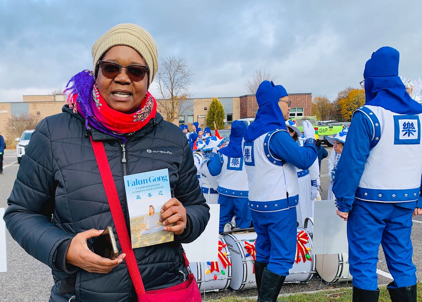 '图8:桑迪认为乐团方阵很壮观,音乐值得回味'