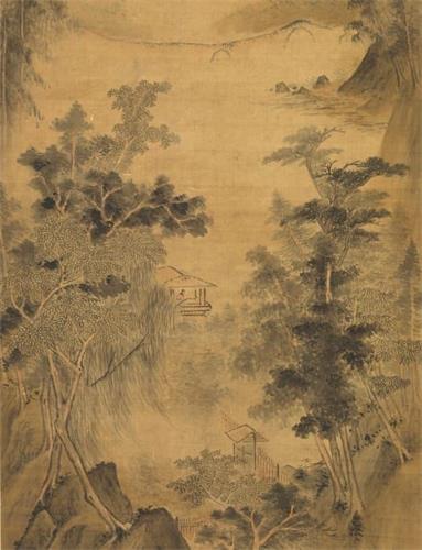 '冬天藏护得当,遵循天时变化调养饮食、起居,则能保养精神和元气。( 明 赵左《寒江草阁・轴》局部,台北故宫博物院)'