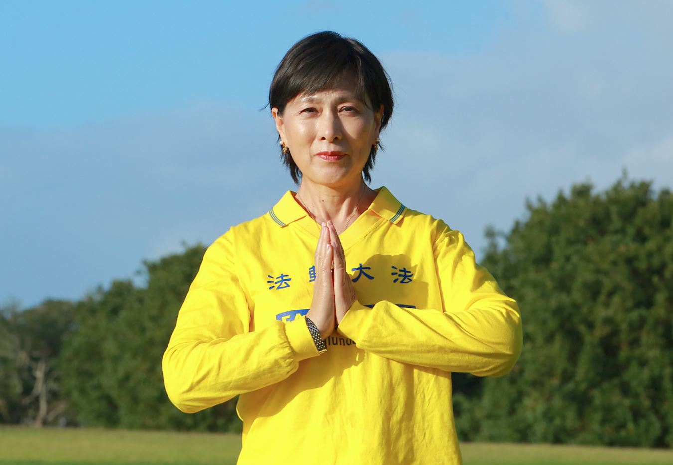 '图7:王柏春感恩师父的慈悲救度'