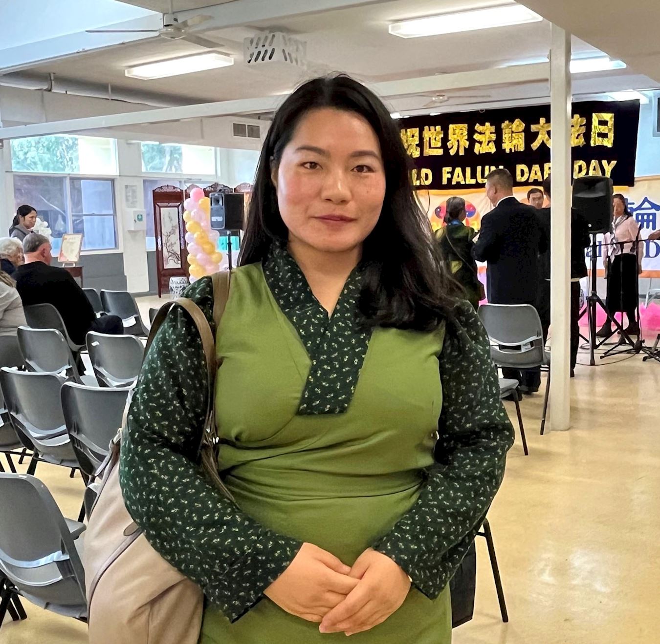 '图9:藏人行政中央流亡政府驻澳洲办事处华人联络官达瓦·桑姆(Dawa Sangmo)她表示,敬佩学员在面对迫害时,依然对修炼法轮功的坚定信念。'