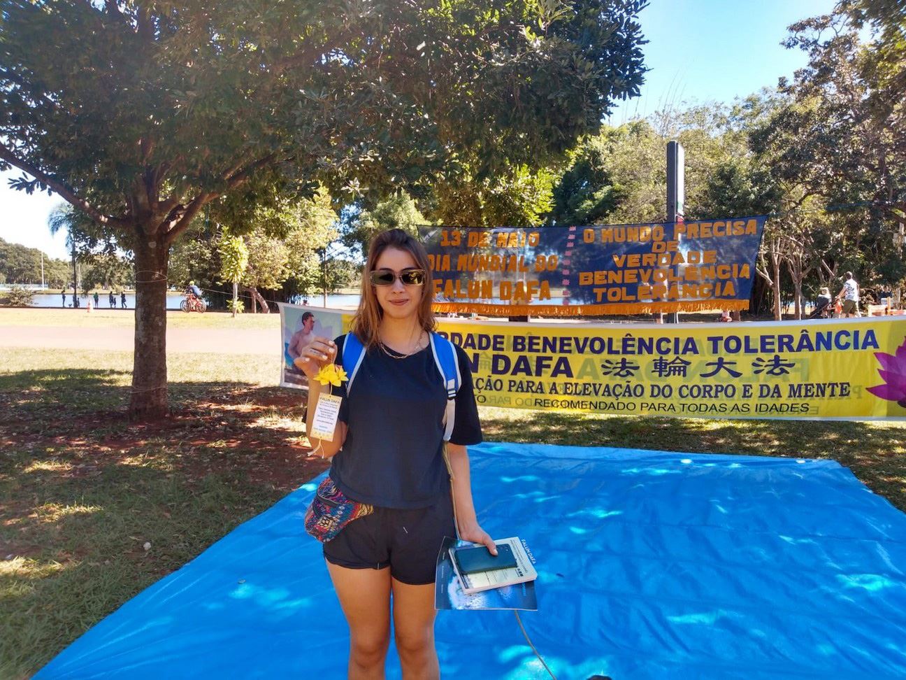 '图2:伊萨丽(Isali) 喜欢法轮功理念。'