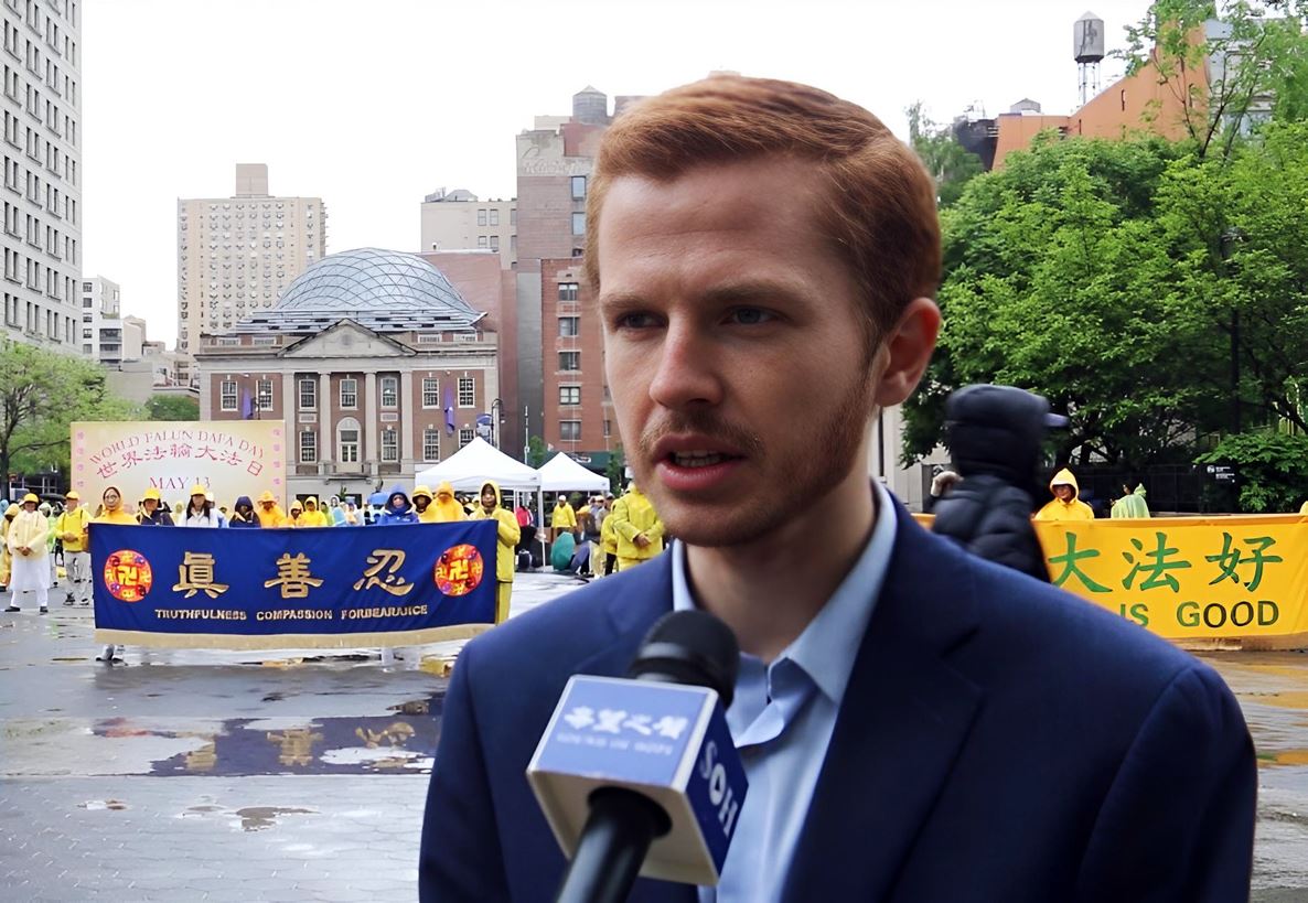 '图24:迈尔斯·帕克(Myles Parker)认为信仰不应该受到迫害。'