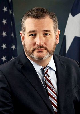 '图1:美国联邦参议员泰德·克鲁斯(Ted Cruz)'