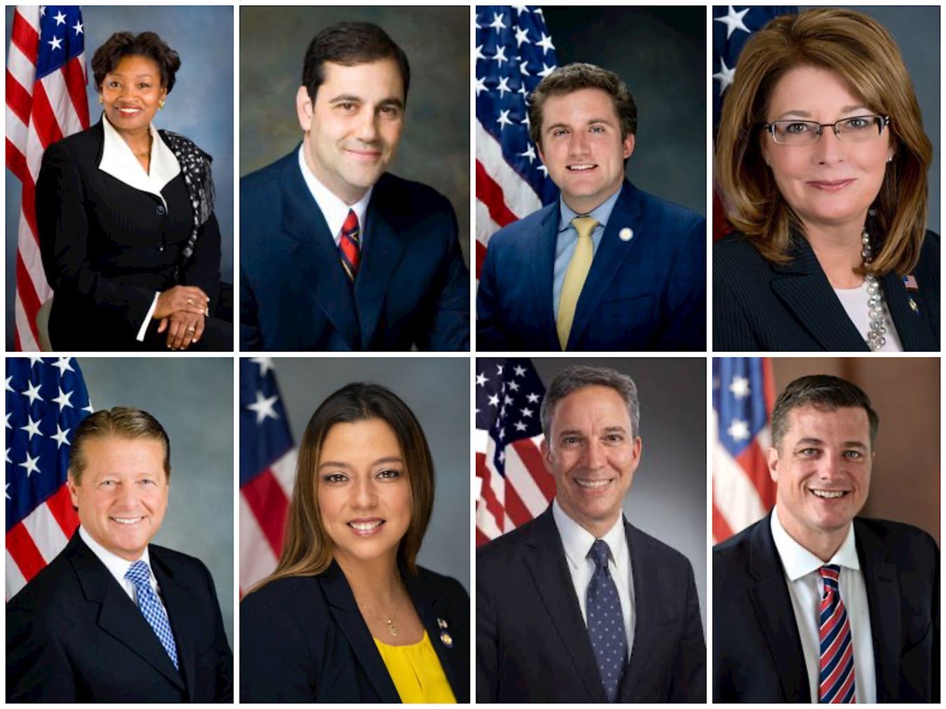 '图3:八位纽约州参议员发来褒奖及贺信祝贺法轮大法日'