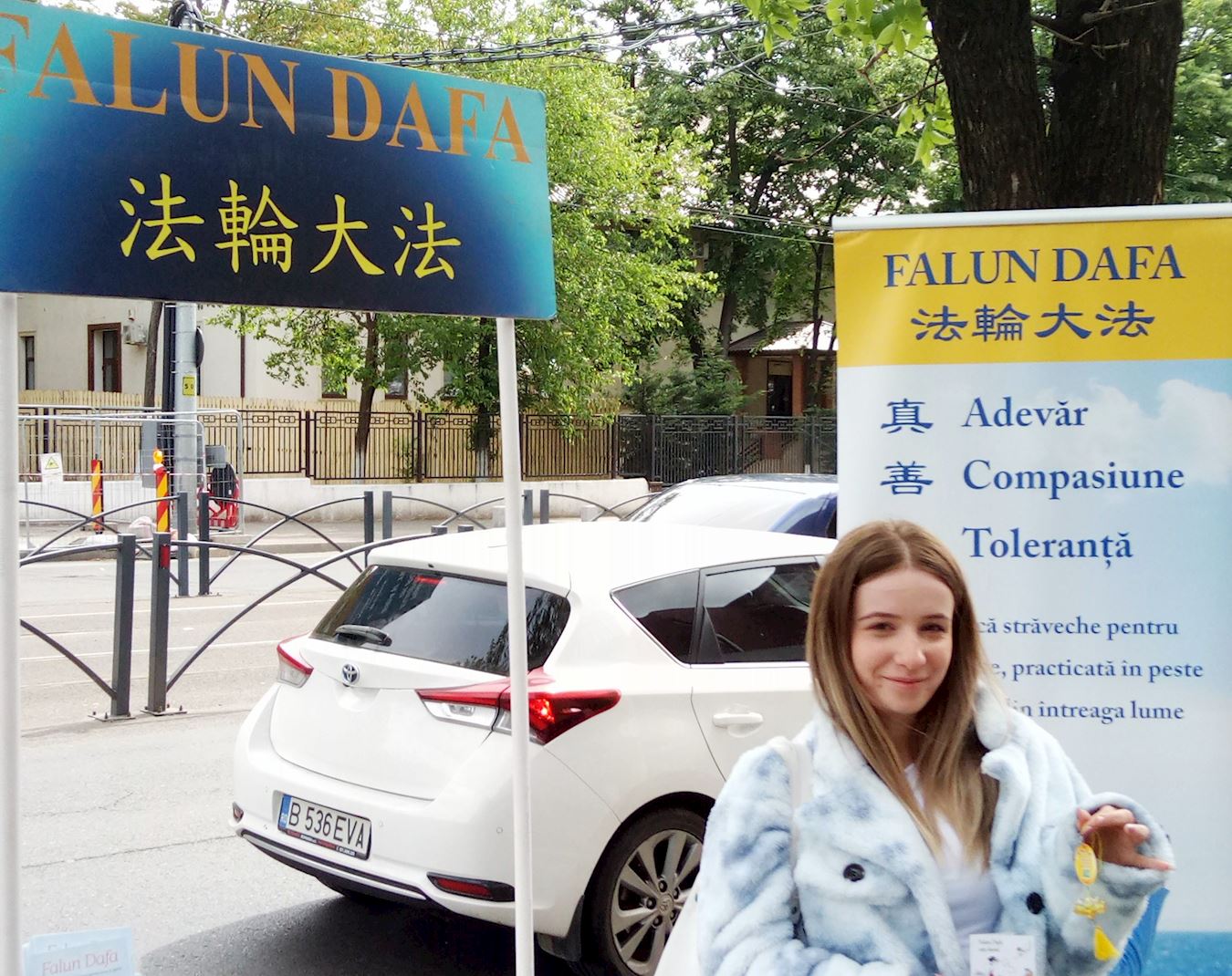'图8:二零二四年四月二十日,安东尼娅表示:“每个人都应该有自由的思想,不应因信仰而遭受迫害。”'
