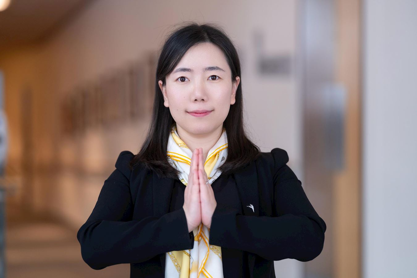 '图4:蒋玲感恩师父教她不去从名利的角度来看待得失,而是用道德标准来衡量对错。'