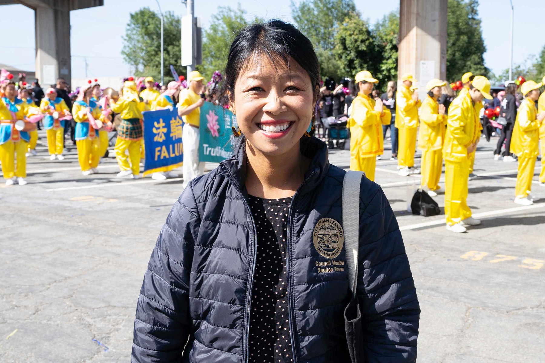 图4:圣丽安珠市议员徐贺·鲍文(Xouhoa Bowen)表示,真、善、忍是非常美好的原则