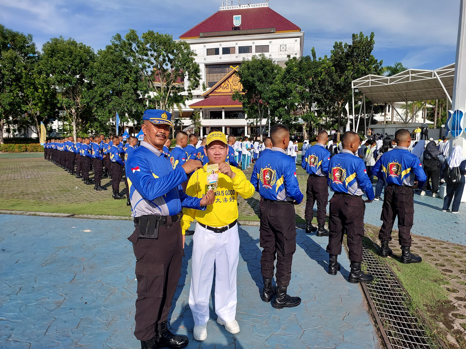 图9:警督马沙希德认为法轮大法可以给日常生活带来积极的影响。