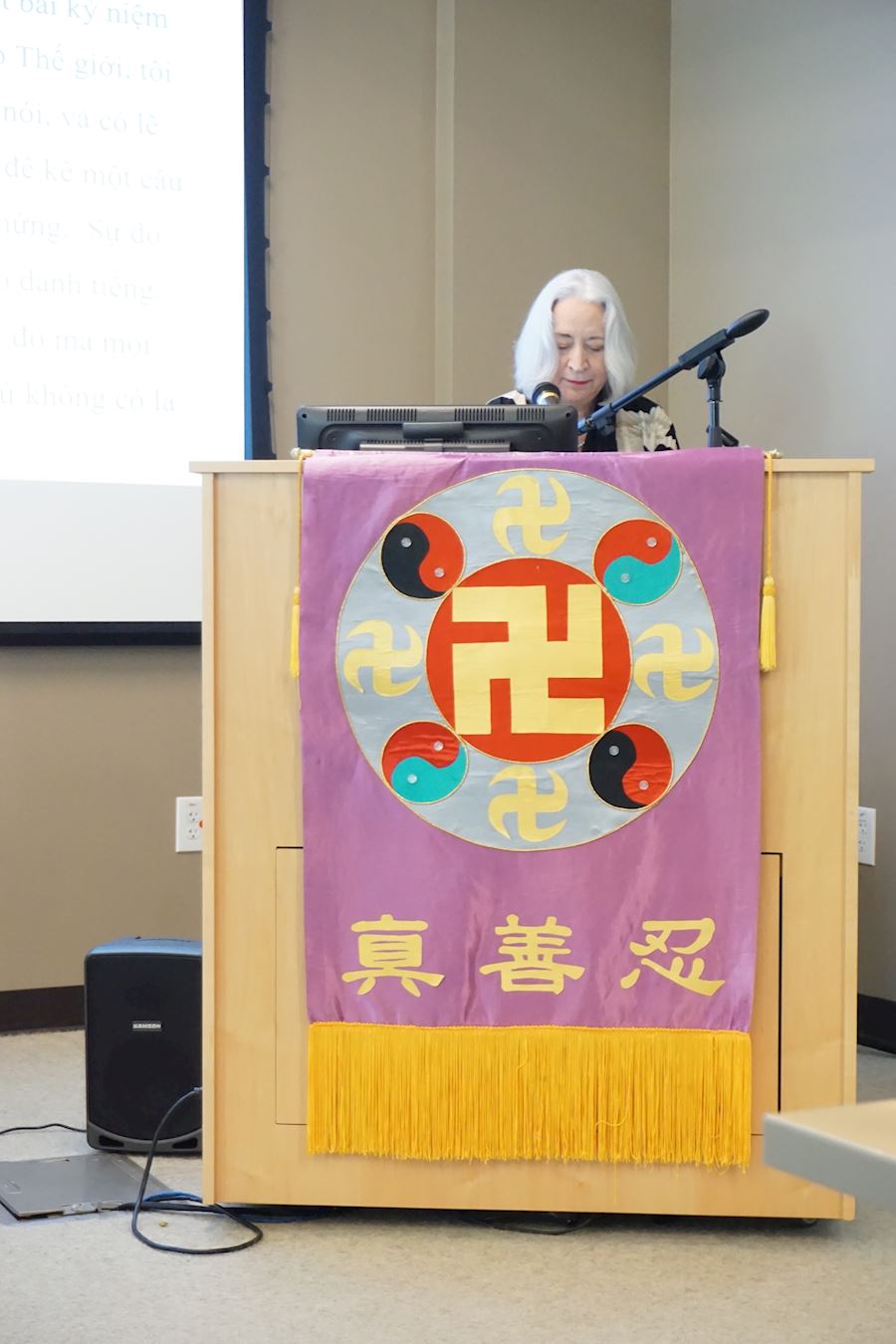 '图2:来自美国亚特兰大的学员玛丽·西尔弗'