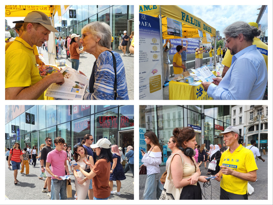 图5~6:人们在了解迫害真相