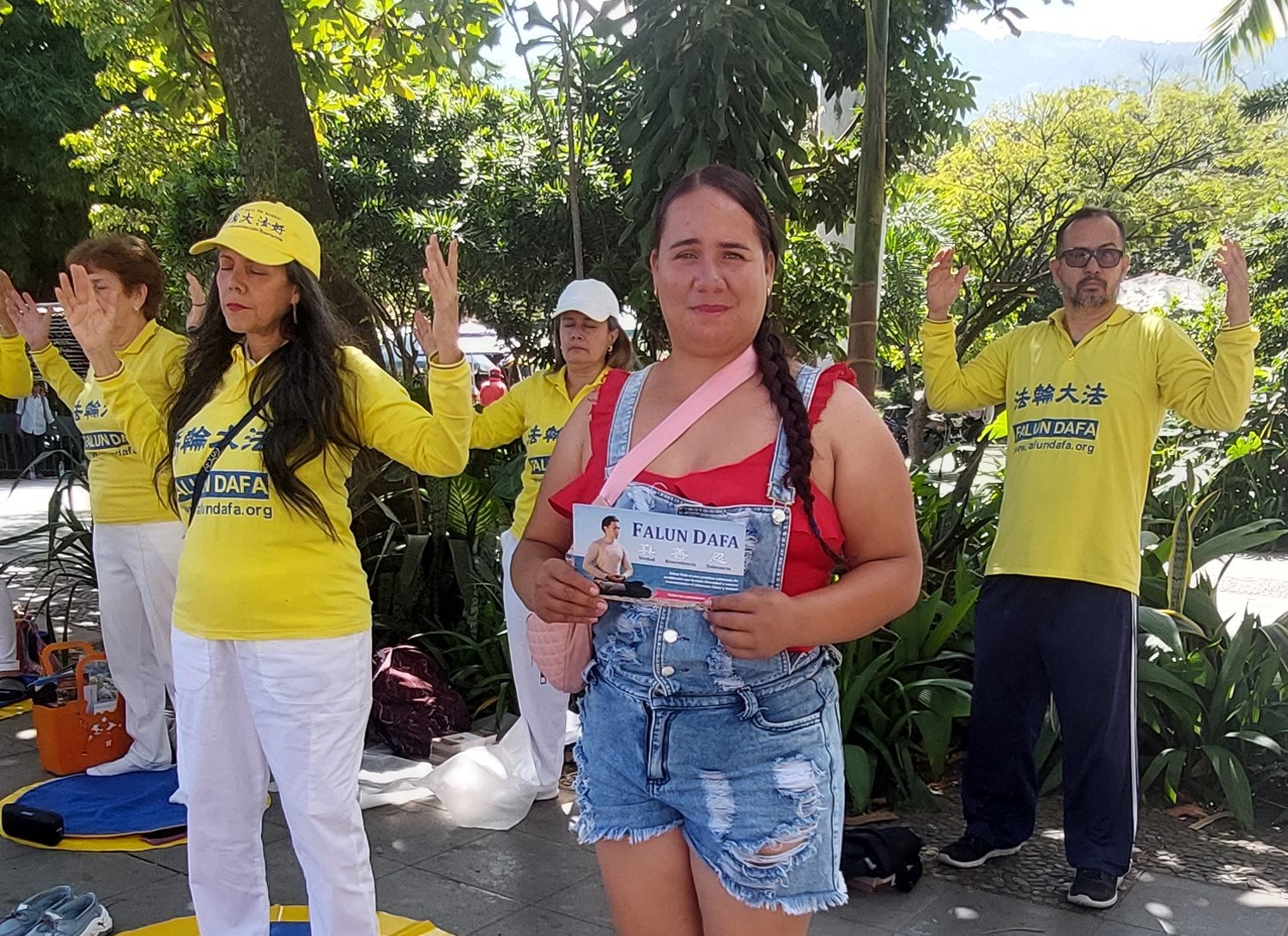 图8:水果商莉莉贝丝(Lilibeth)认为修炼法轮功是好事,提升道德品行。