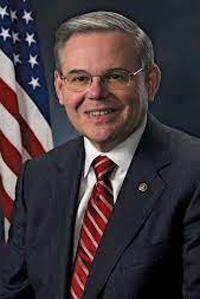 图6:美国联邦参议员鲍勃·梅嫩德斯(Bob Menendez)发表声明,呼吁立即释放所有被非法关押的法轮功学员。