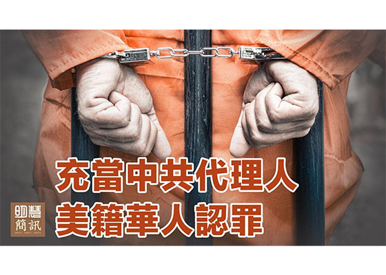 视频:充当中共代理人 美籍华人认罪