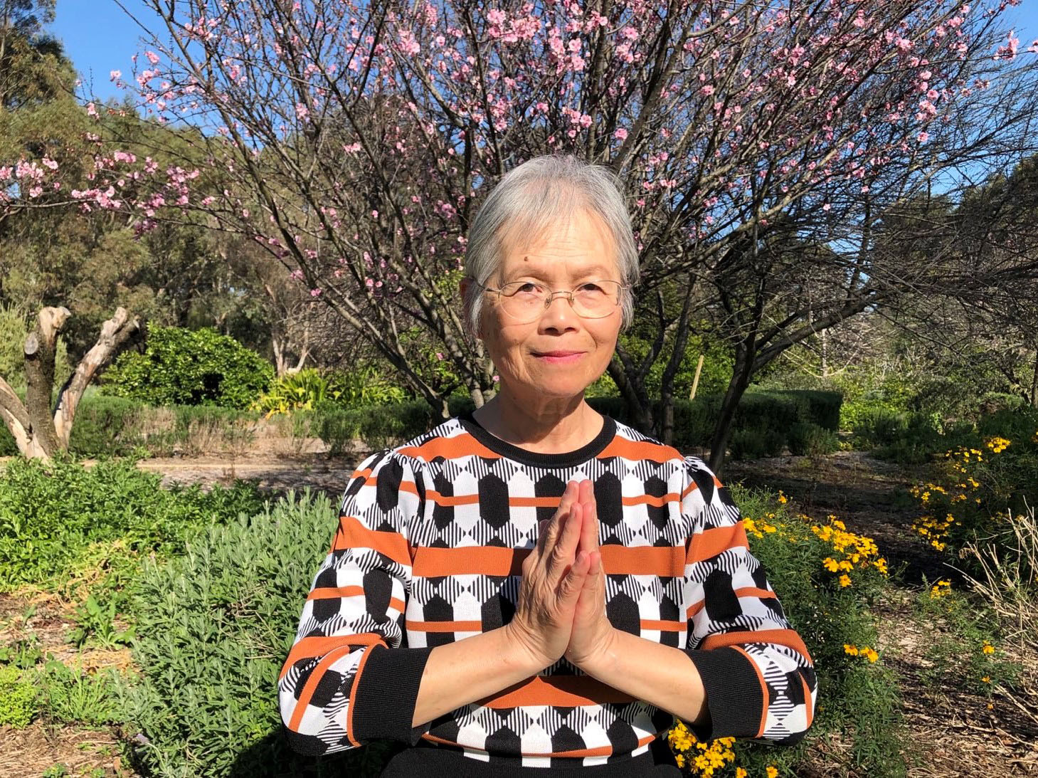 图7:陈梅恭祝师尊中秋节快乐!