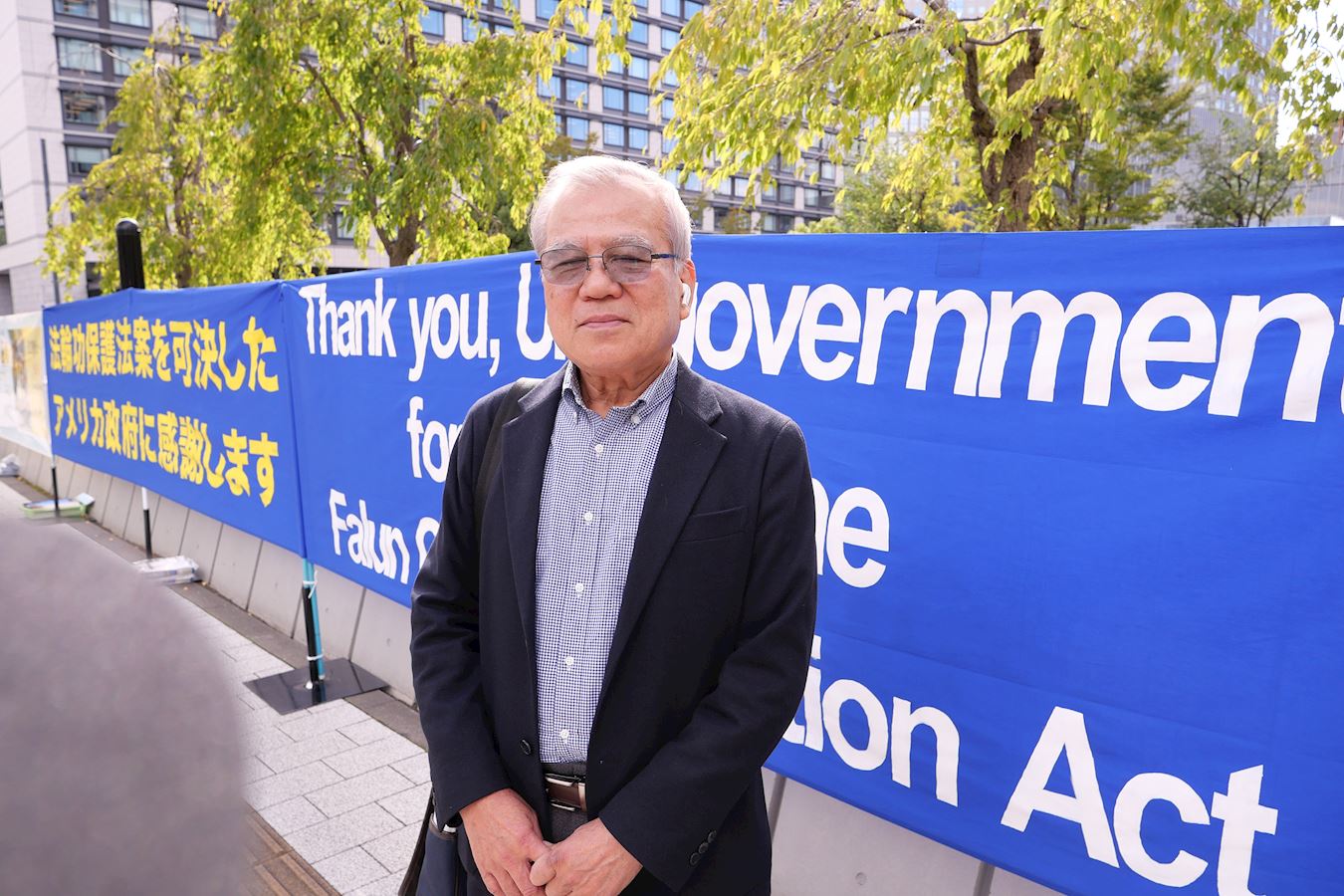 '图6:龟井先生表示:“一个不重视人权的国家,不会得到人民的支持,迟早会走向瓦解。”'