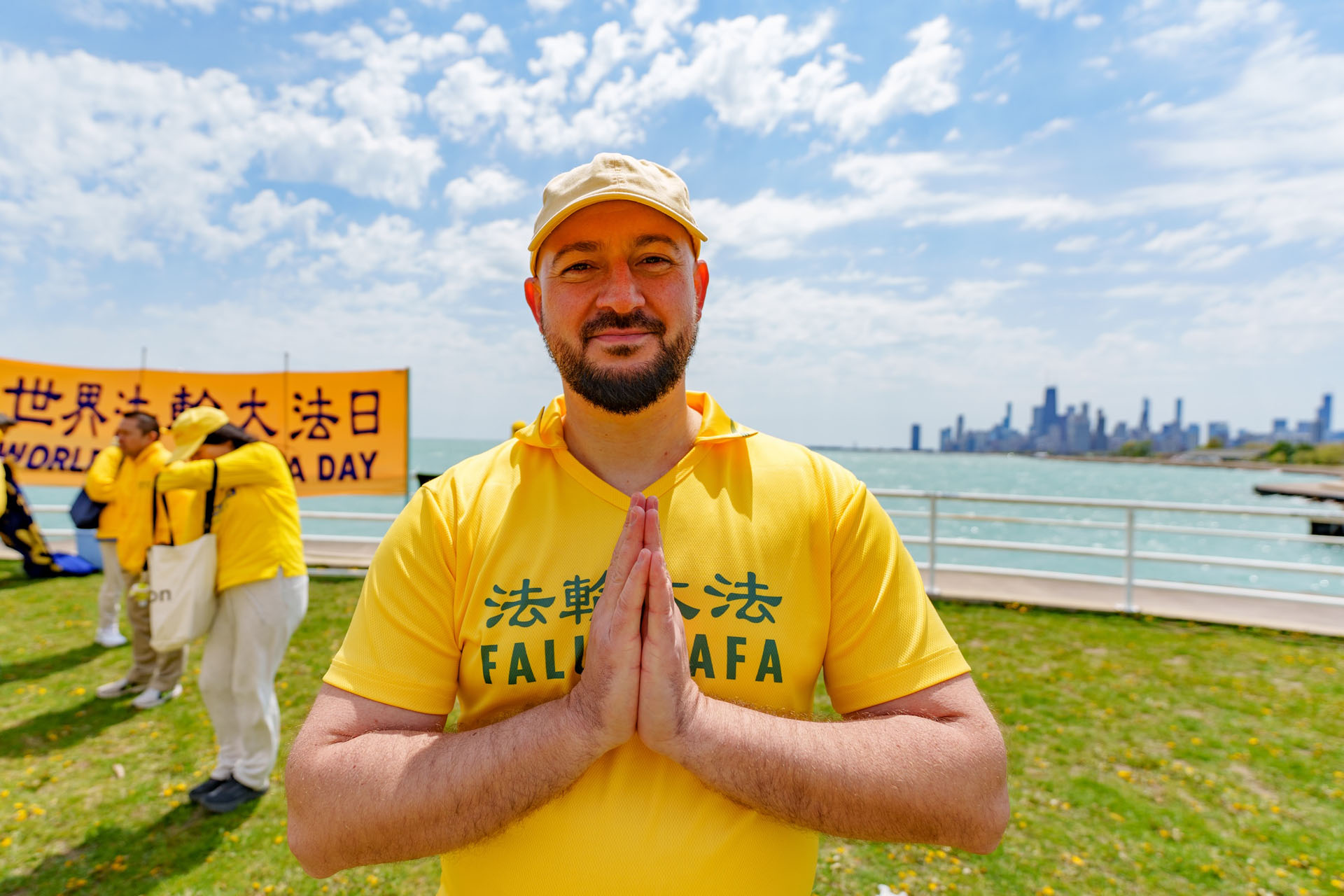 图6:法轮功学员保罗·帕尔沃(Paul Palvo)表示,法轮大法是他获得平和内心的力量。