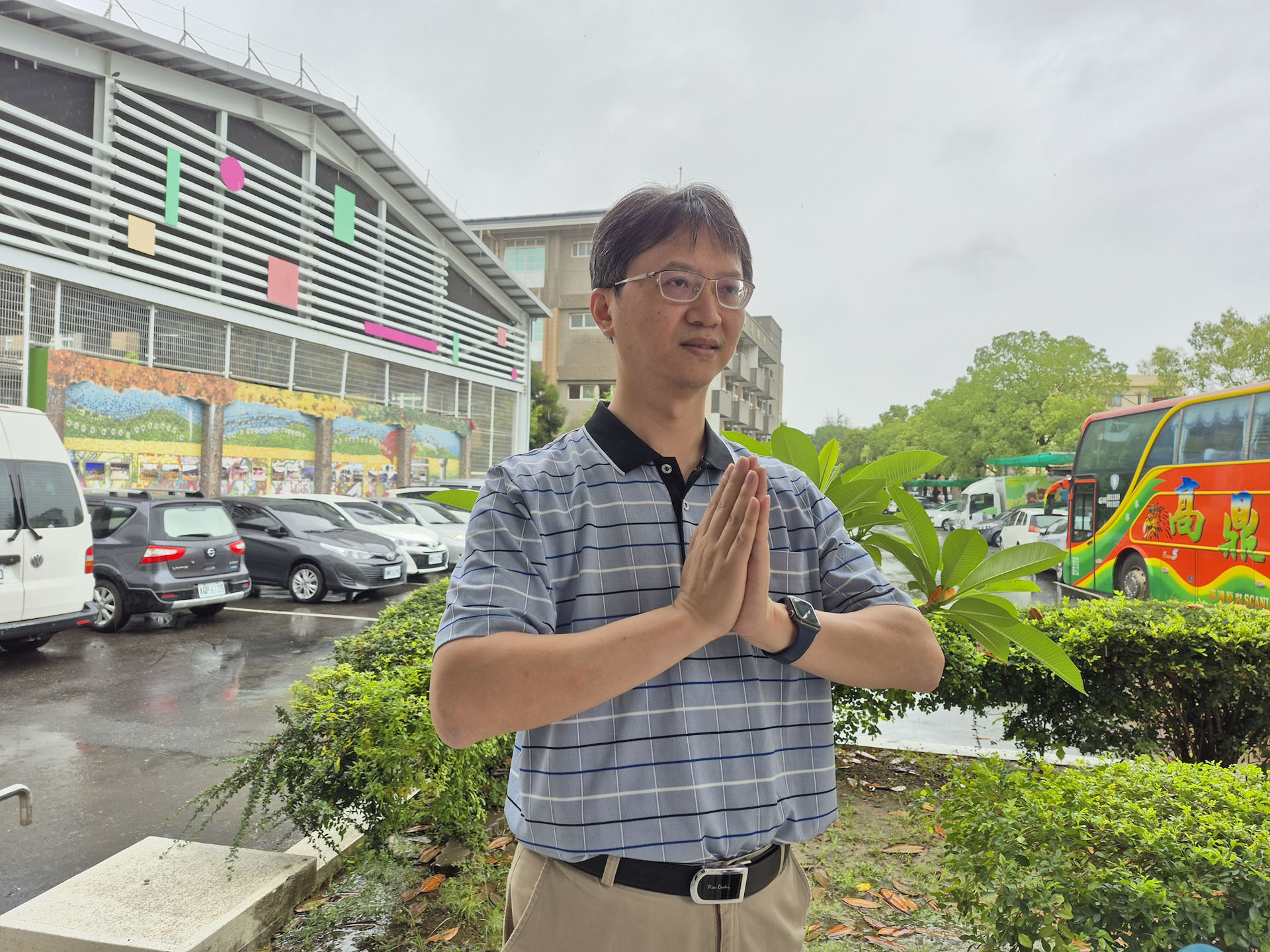 图4:台湾国际器官移植关怀协会副理事长黄士维医师感恩师尊