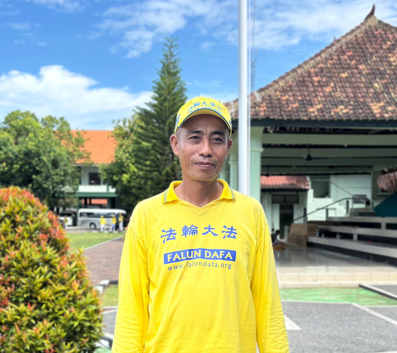 '图4:马德·普特拉万表示,修炼法轮功使他身心发生巨大变化'