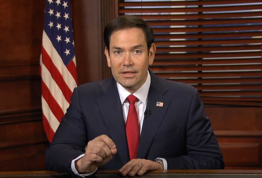 '图2:美国国务卿马可·卢比奥(Marco Rubio)谴责中共对法轮功学员的迫害。'