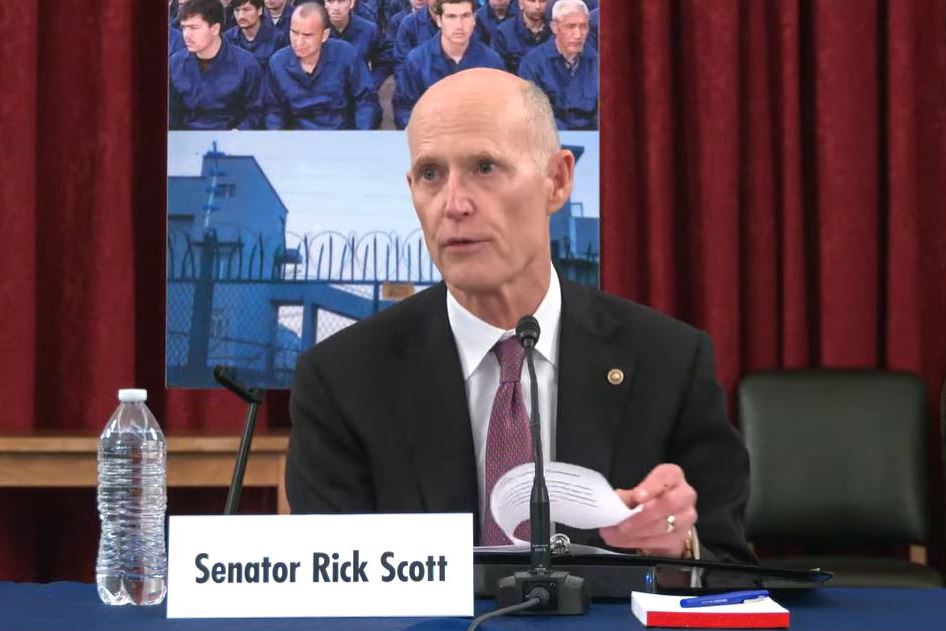 '图3:美国佛罗里达州共和党联邦参议员里克·斯科特(Rick Scott)表示,活摘器官的行为是“卑鄙的”。'
