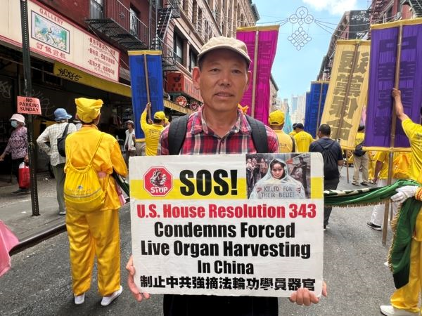 '图18:马营子说:我支持法轮功,崇拜李洪志先生。'