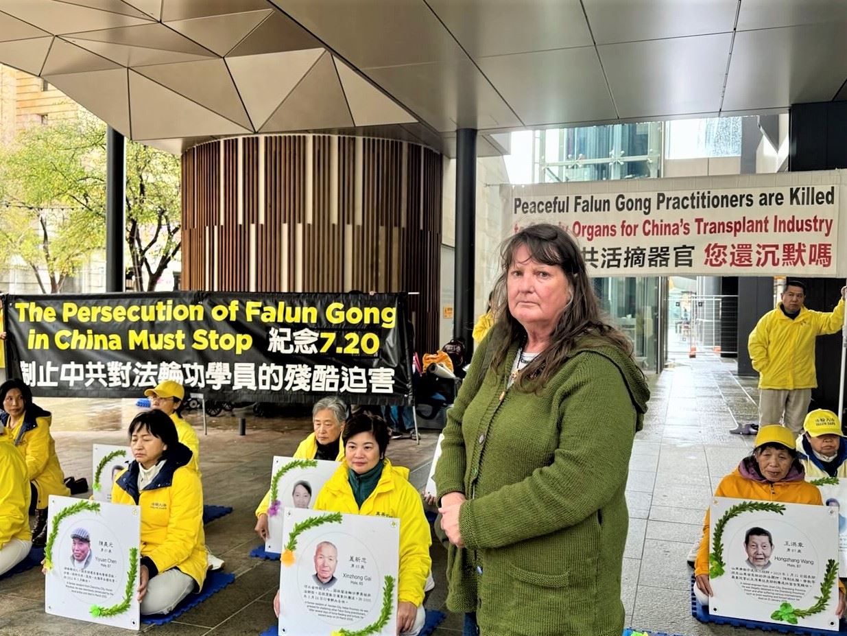 '图14:特鲁迪·理查兹说:“广传真相是件好事,有助于唤醒人们。我也希望我的微薄之力能有所帮助。”'