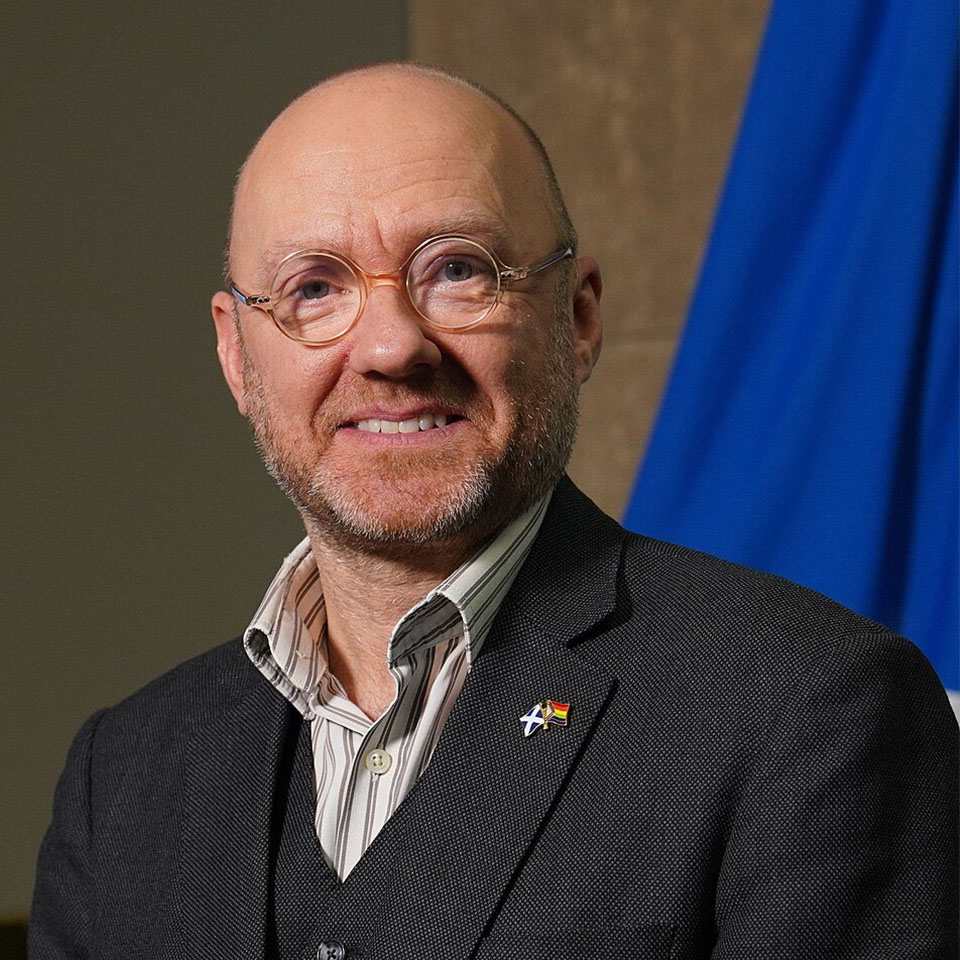 图6:苏格兰议员帕特里克·哈维(Patrick Harvie)