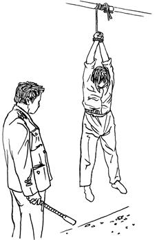 '中共酷刑:吊挂'